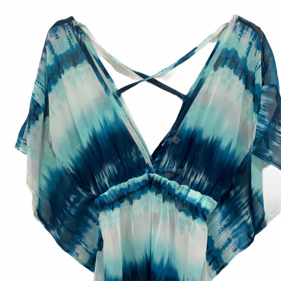 Miken Swim Chiffon Cover-up Marshmallow - Picture 8 of 10